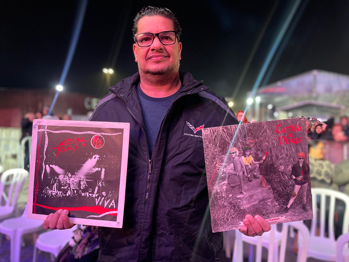 Roberto Correia Lima foi um dos milhares de fãs que prestigiaram o show do Camisa de Venus