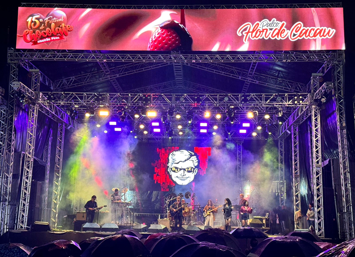 Show do da Banda Blitz agitou 15º Festival do Chocolate