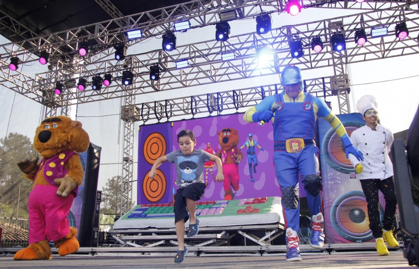 O Mundo de Kaboo foi atração infantil neste último domingo